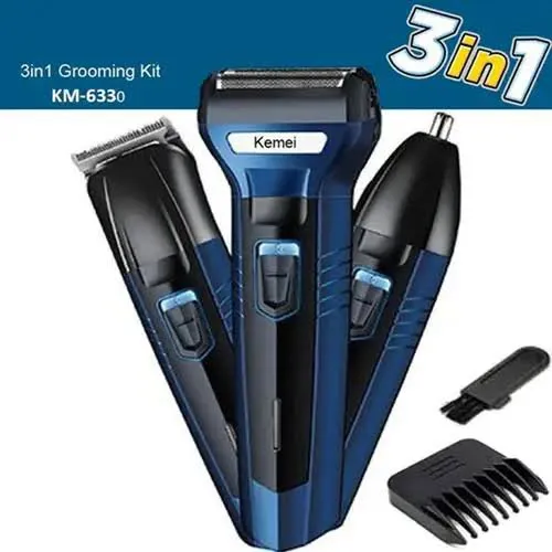Kemei 3 in 1 Trimmer – close-up of the details
