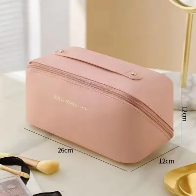 Leather Cosmetic Pouch – with its packaging