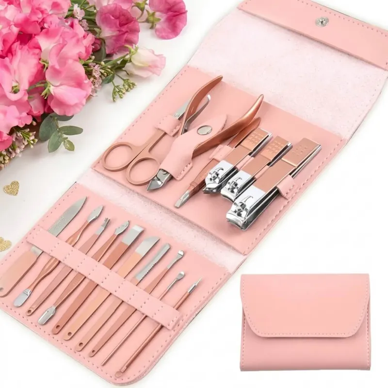 Nail Care Kit 16 Pcs – shown in use