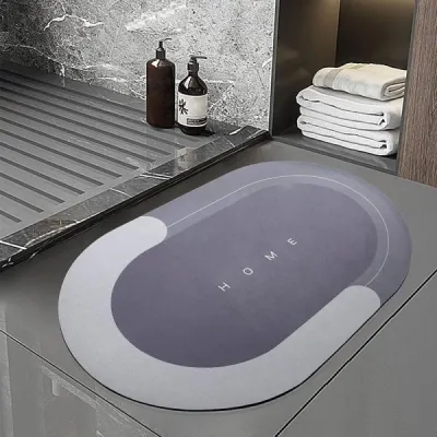 Oral Bathroom Floor Mat